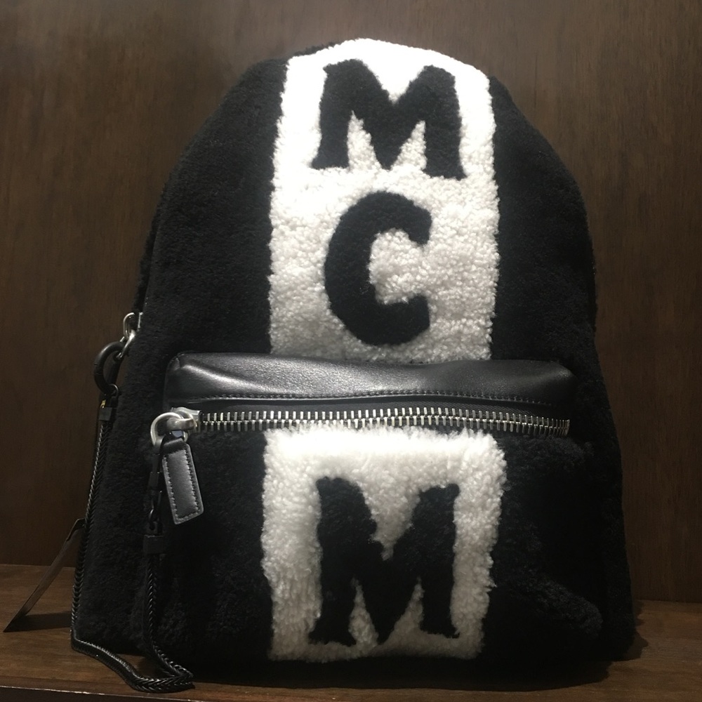 limited edition new shearling MCM backpack 15%off! - Picture 2 of 5